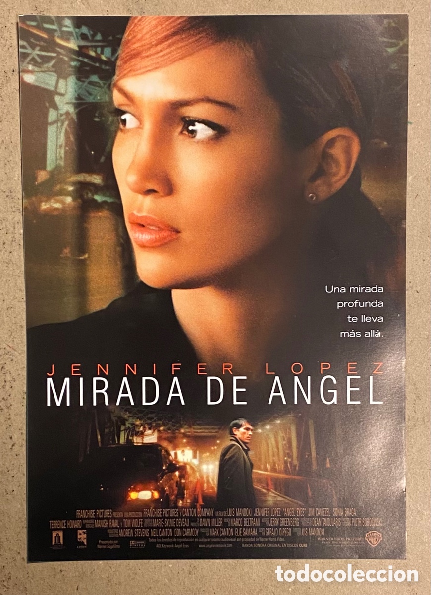 Cinema: MIRADA DE &Aacute;NGEL. GU&Iacute;A PROMOCIONAL DE LA PEL&Iacute;CULA. JENNIFER LOPEZ,..