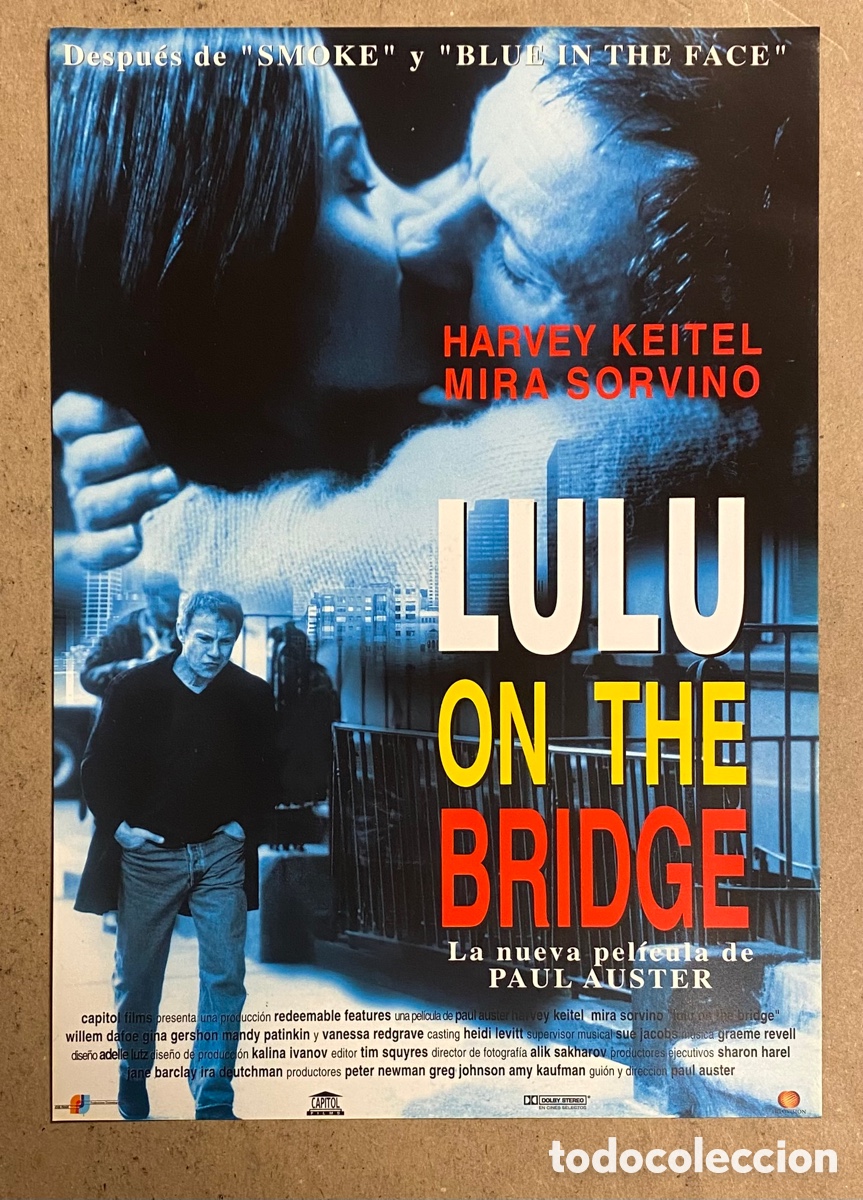 Cin&eacute;ma: LULU ON THE BRIDGE. GU&Iacute;A PROMOCIONAL DE LA PEL&Iacute;CULA. HARVEY KEITEL, MIRA SORVINO,..