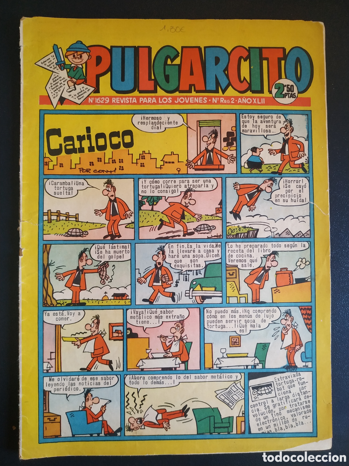 Cin&eacute;ma: PULGARCITO N 1629 A&Ntilde;O XLII - EDITORIAL VALENCIANA