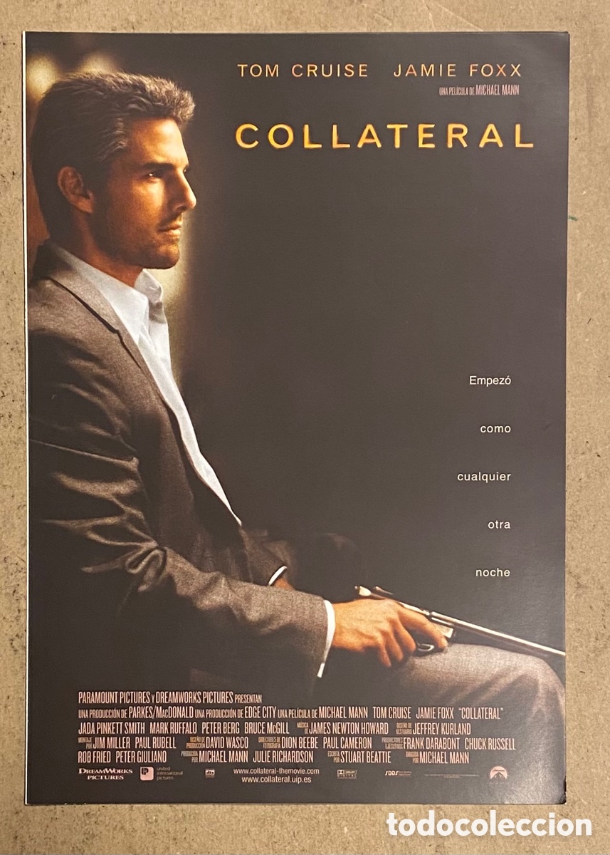 Cinema: COLLATERAL. GU&Iacute;A PROMOCIONAL DE LA PEL&Iacute;CULA. MICHAEL MANN, TOM CRUISE, JAMIE FOXX,..