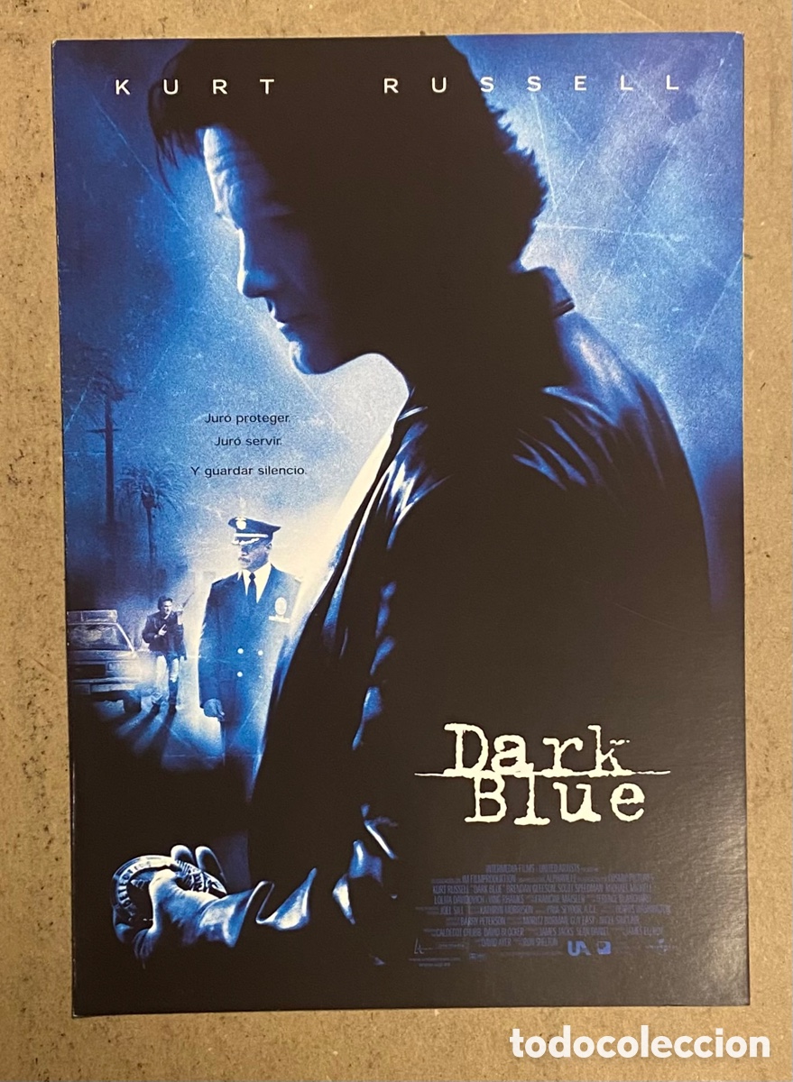 Cinema: DARK BLUE. GU&Iacute;A PROMOCIONAL DE LA PEL&Iacute;CULA. KURT RUSSELL,&hellip;
