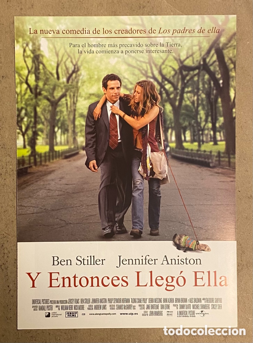 Cin&eacute;ma: Y ENTONCES LLEG&Oacute; ELLA. GU&Iacute;A PROMOCIONAL DE LA PEL&Iacute;CULA. BEN STILLER, JENNIFER ANISTON,..