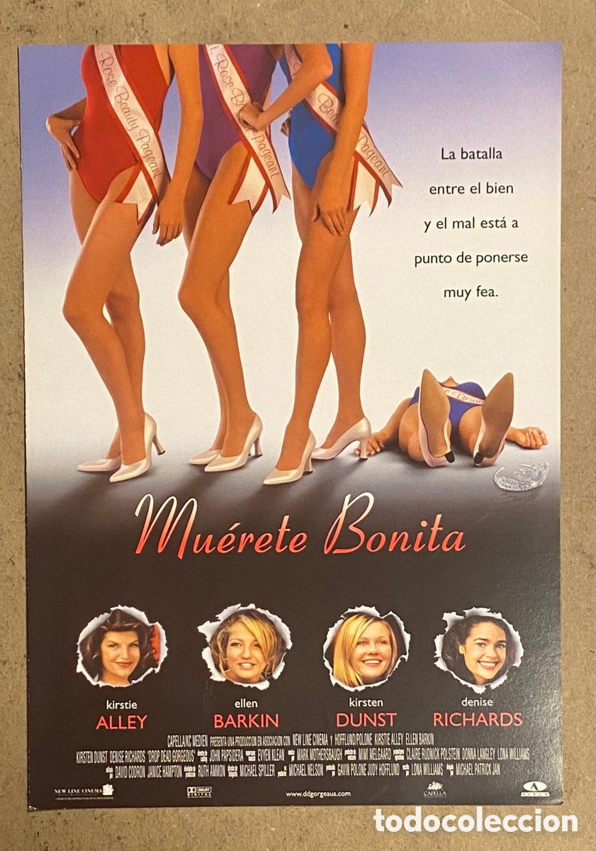 Cinema: MU&Eacute;RETE BONITA. GU&Iacute;A PROMOCIONAL DE LA PEL&Iacute;CULA. DENISE RICHARDS, KIRSTEN DUNST,&hellip;