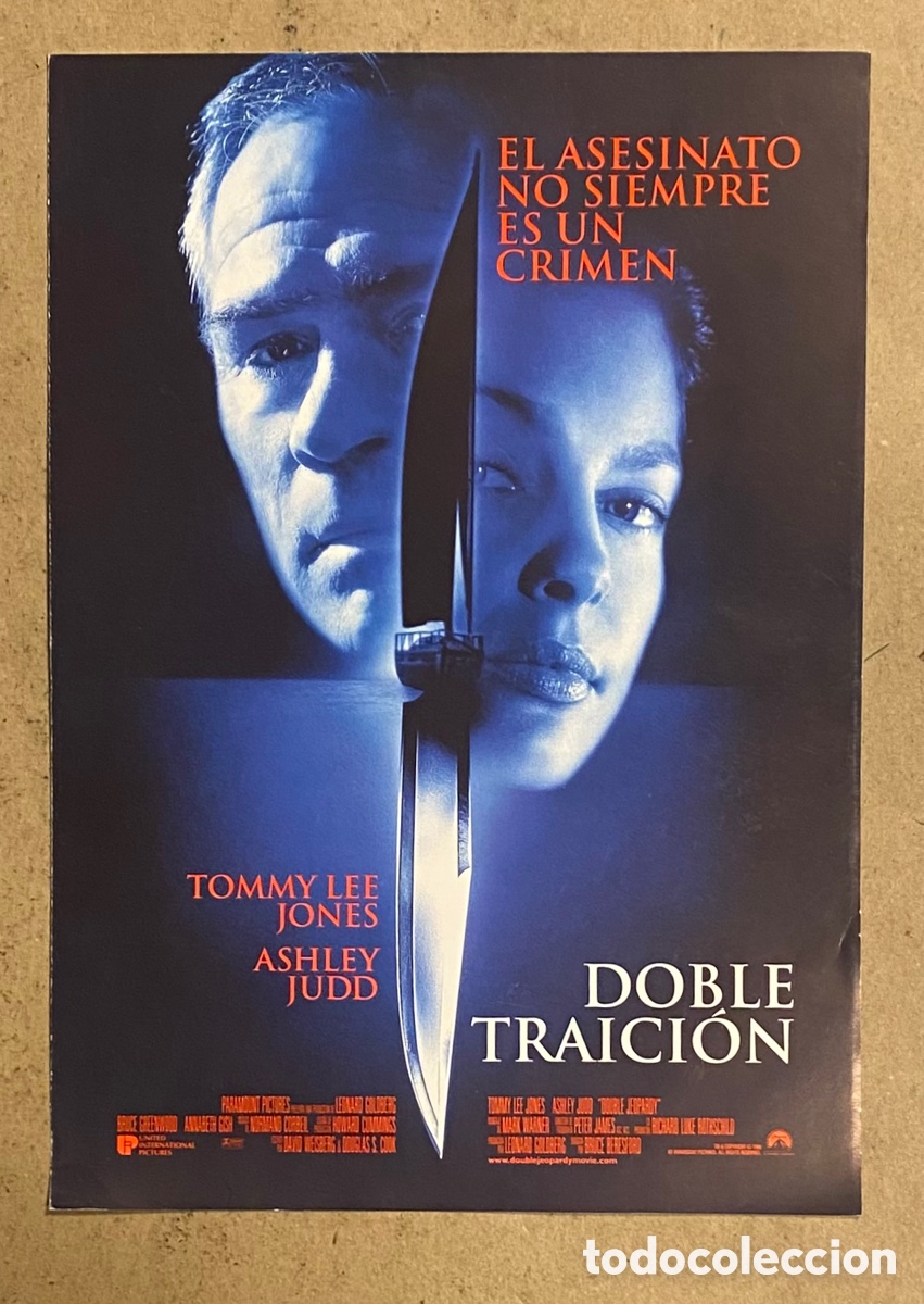 Kino: DOBLE TRAICI&Oacute;N. GU&Iacute;A PROMOCIONAL DE LA PEL&Iacute;CULA. TOMMY LEE JONES, ASHLEY JUDD,&hellip;