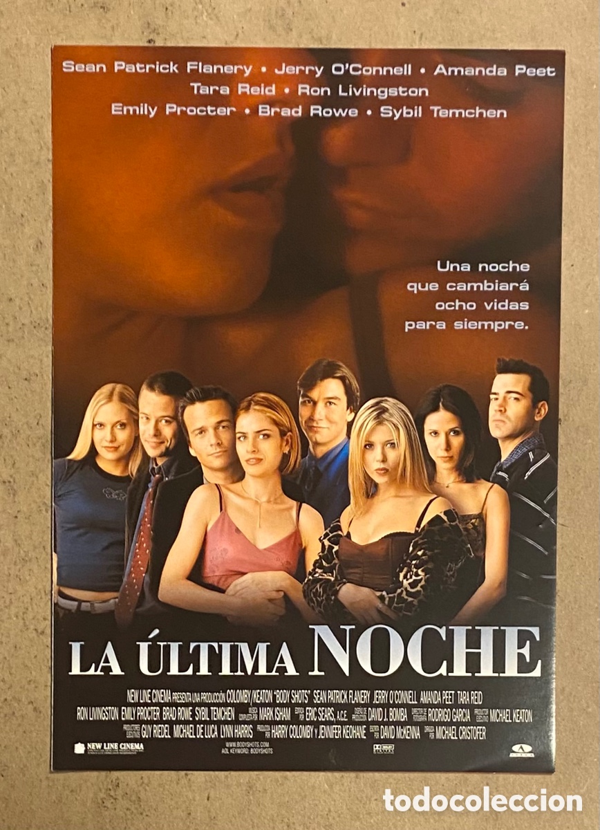Cinema: LA &Uacute;LTIMA NOCHE. GU&Iacute;A PROMOCIONAL DE LA PEL&Iacute;CULA. TARA RE&Iacute;D,&hellip;