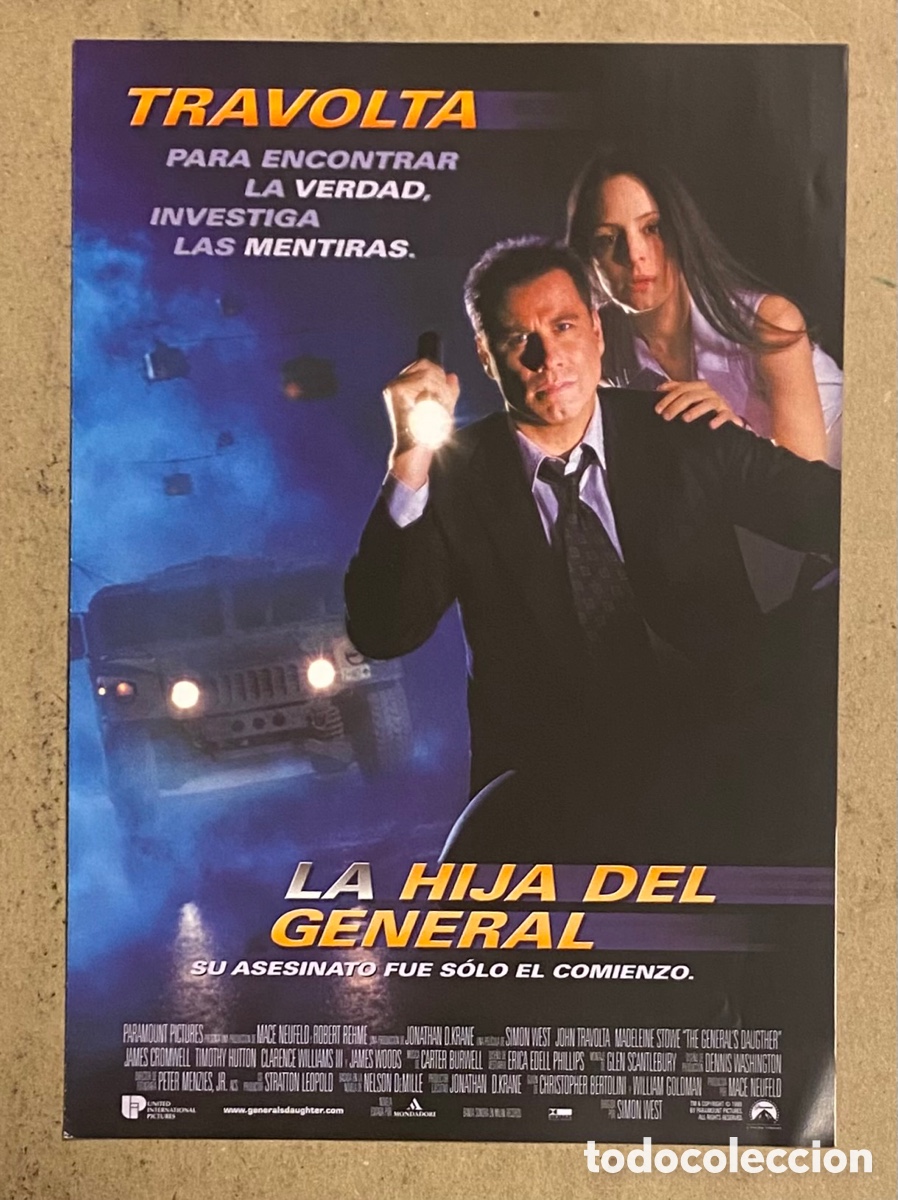 Cin&eacute;ma: LA HIJA DEL GENERAL. GU&Iacute;A PROMOCIONAL DE LA PEL&Iacute;CULA. JOHN TRAVOLTA,&hellip;