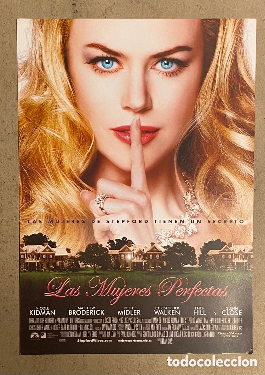 Cine: LAS MUJERES PERFECTAS. GU&Iacute;A PROMOCIONAL DE LA PEL&Iacute;CULA. NIKOLE KIDMAN, GLENN CLOSE,&hellip;