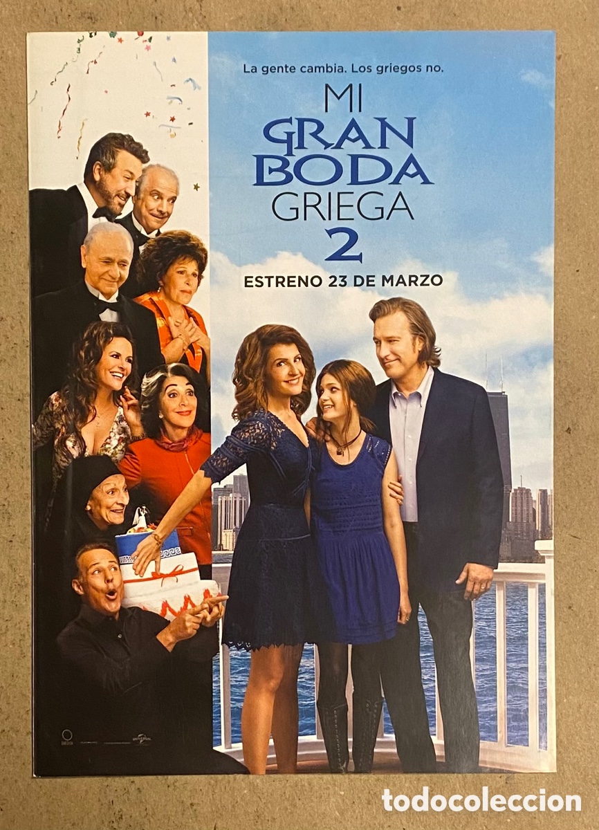 Cinema: MI GRAN BODA GRIEGA 2. GU&Iacute;A PROMOCIONAL DE LA PEL&Iacute;CULA.