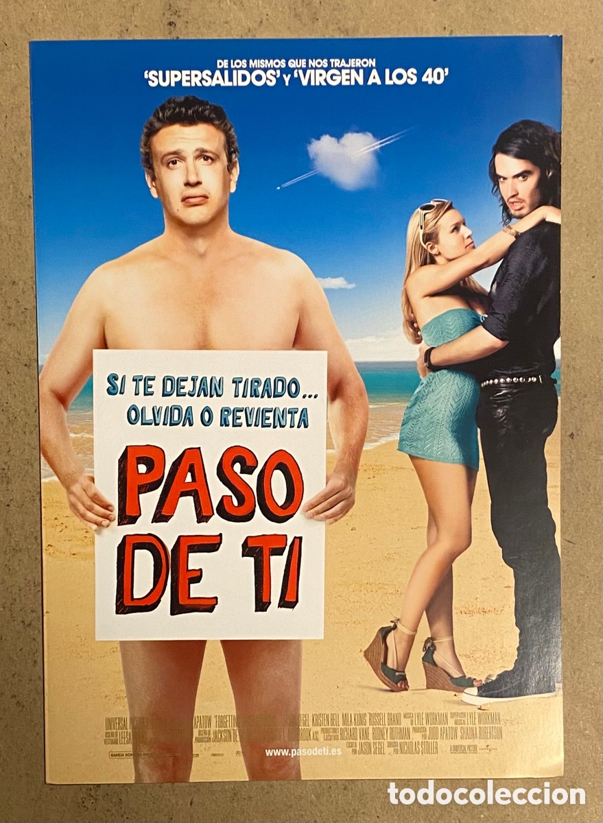 Cin&eacute;ma: PASO DE TI. GU&Iacute;A PROMOCIONAL DE LA PEL&Iacute;CULA.