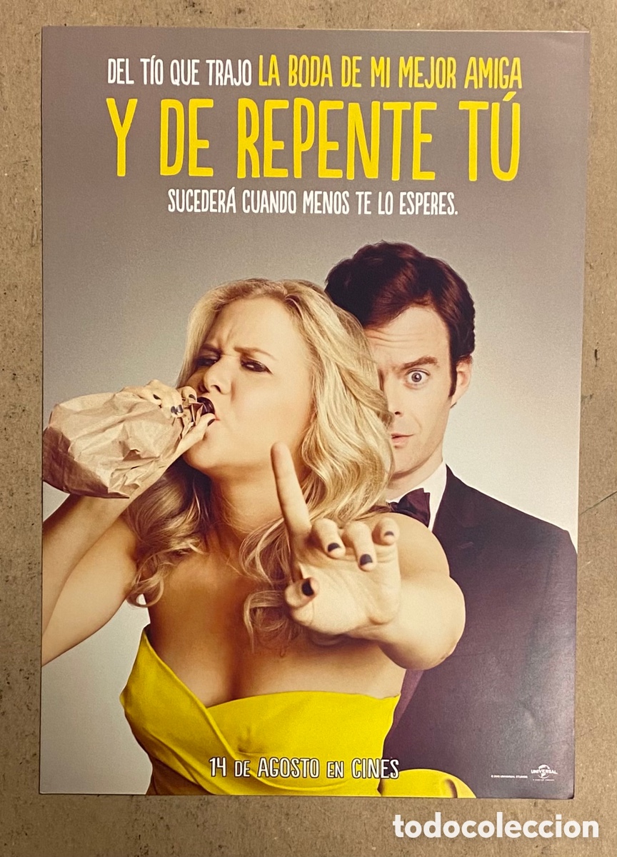 Cin&eacute;ma: Y DE REPENTE T&Uacute;. GU&Iacute;A PROMOCIONAL DE LA PEL&Iacute;CULA. AMY SCHUMER,..