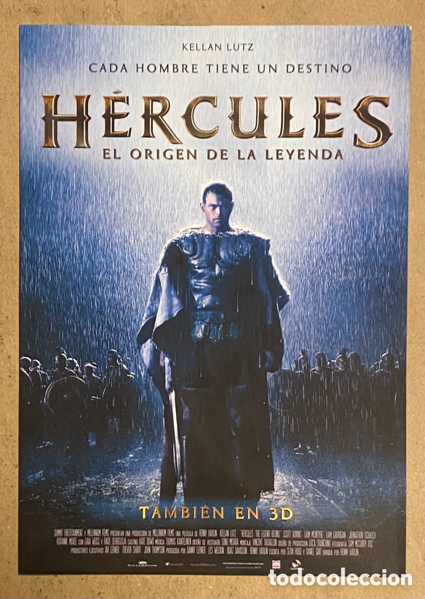 Cinema: H&Eacute;RCULES, EL ORIGEN DE LA LEYENDA. GU&Iacute;A PROMOCIONAL DE LA PEL&Iacute;CULA.