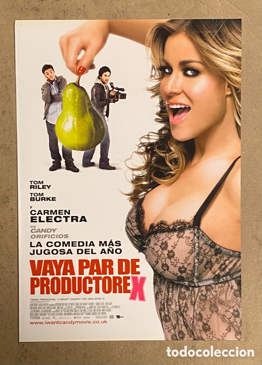 Cin&eacute;ma: VAYA PAR DE PRODUCTOREX. GU&Iacute;A PROMOCIONAL DE LA PEL&Iacute;CULA. CARMEN ELECTRA.