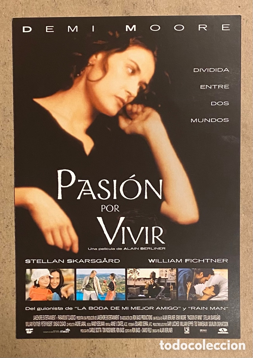 Cinema: PASI&Oacute;N POR VIVIR. GU&Iacute;A PROMOCIONAL DE LA PEL&Iacute;CULA. DEMI MOORE,..