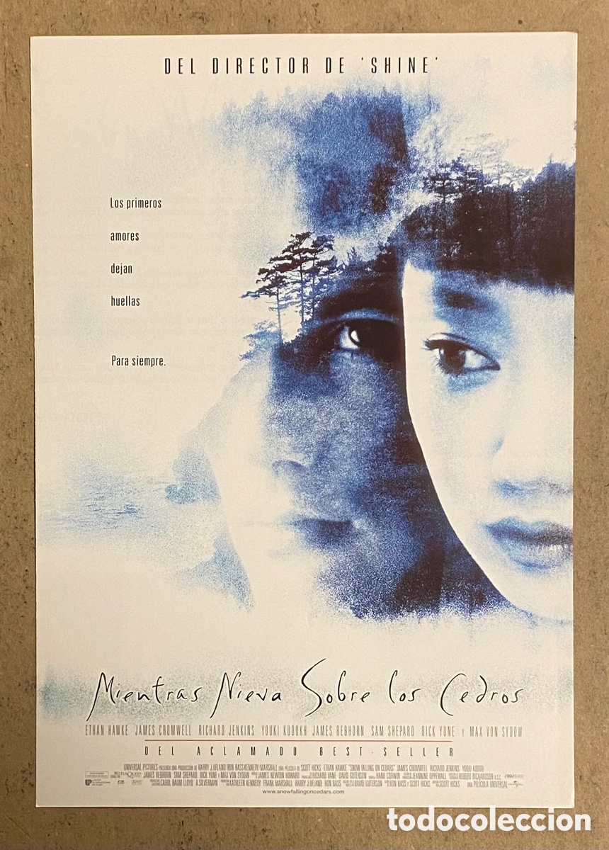 Cinema: MIENTRAS NIEVA SOBRE LOS CEDROS. GU&Iacute;A PROMOCIONAL DE LA PEL&Iacute;CULA. ETHAN HAWKE,..