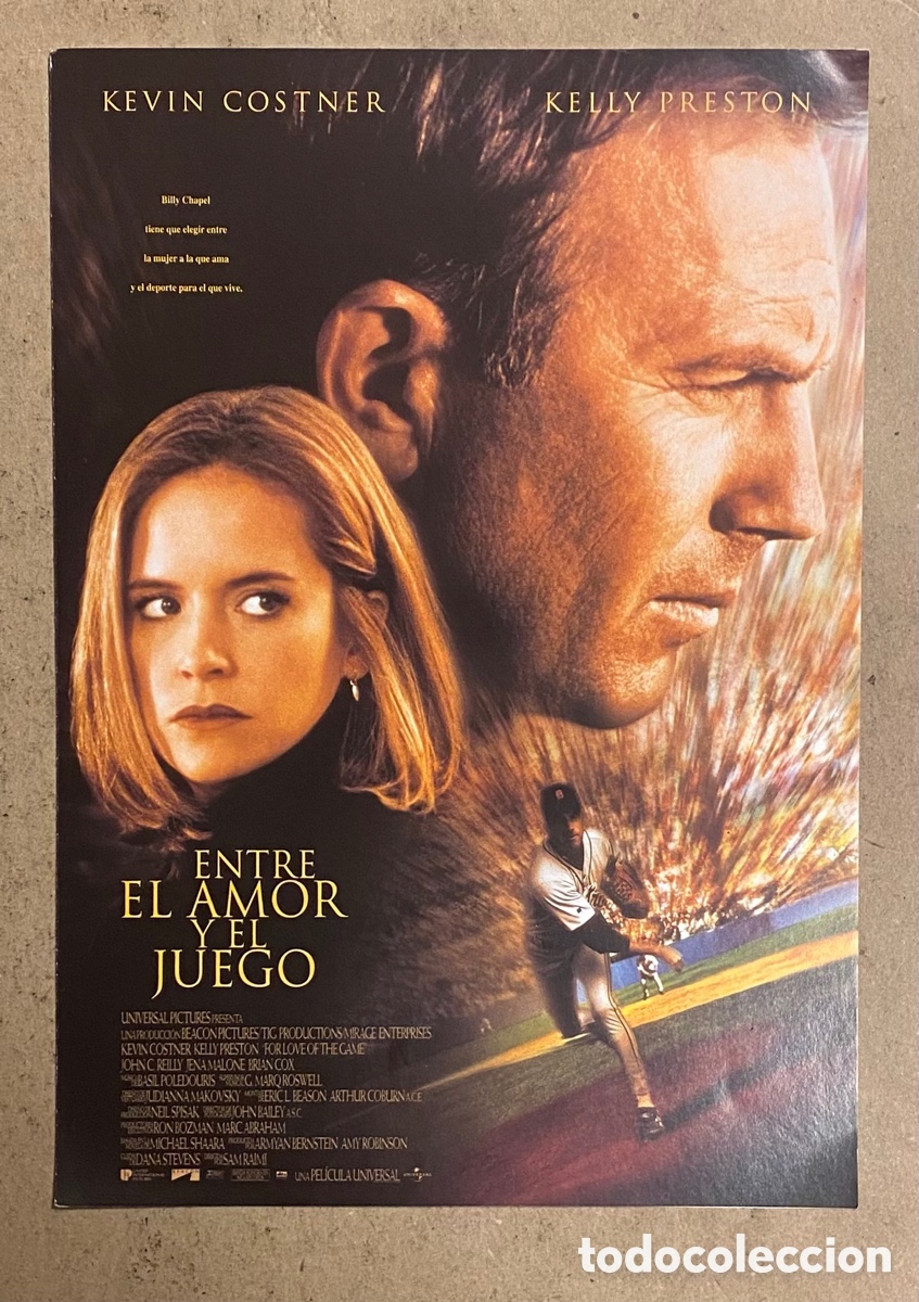 Cin&eacute;ma: ENTRE EL AMOR Y EL JUEGO. GU&Iacute;A PROMOCIONAL DE LA PEL&Iacute;CULA. KEVIN COSTNER,&hellip;
