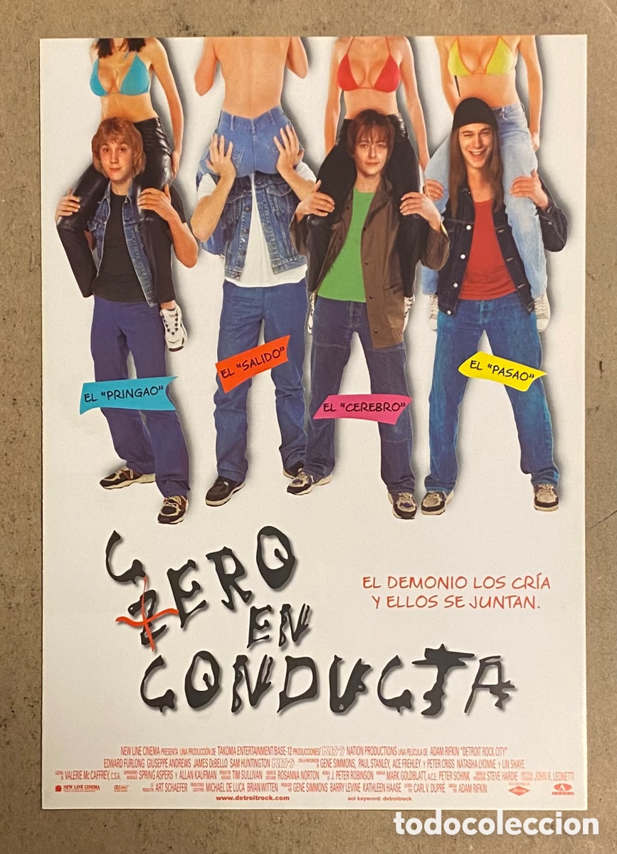Cinema: CERO EN CONDUCTA. GU&Iacute;A PROMOCIONAL DE LA PEL&Iacute;CULA.