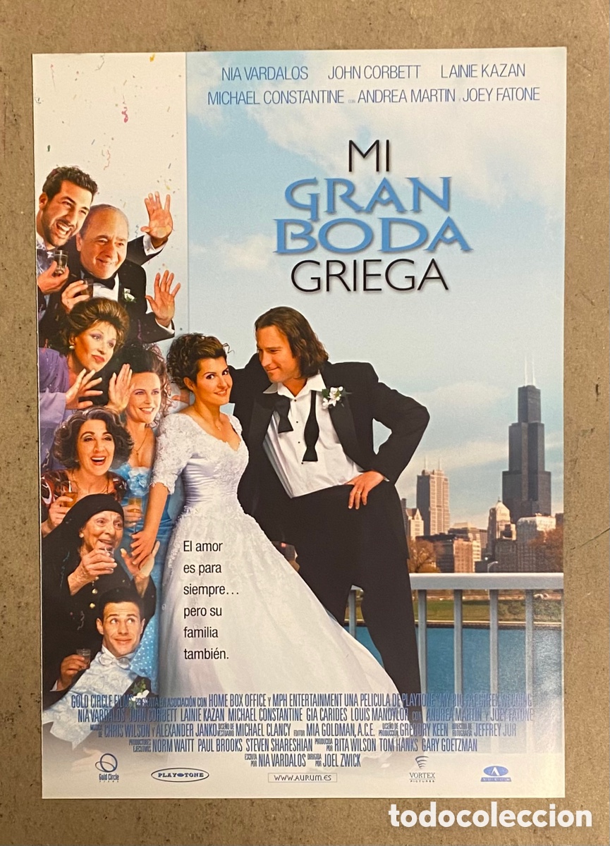 Cinema: MI GRAN BODA GRIEGA. GU&Iacute;A PROMOCIONAL DE LA PEL&Iacute;CULA.