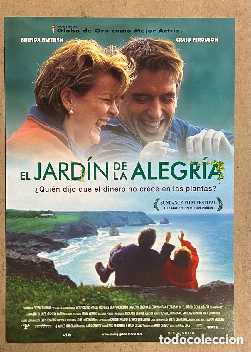 Kino: EL JARD&Iacute;N DE LA ALEGR&Iacute;A. GU&Iacute;A PROMOCIONAL DE LA PEL&Iacute;CULA. BRENDAN BLETHYN,&hellip;