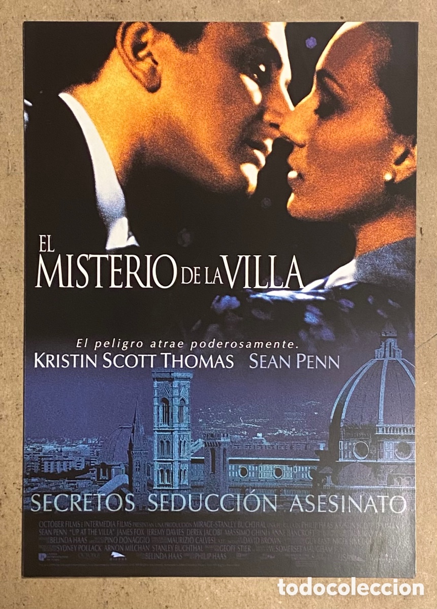 Kino: EL MISTERIO DE LA VILLA. GU&Iacute;A PROMOCIONAL DE LA PEL&Iacute;CULA. KRISTIN SCOTT THOMAS, SEAN PENN,&hellip;