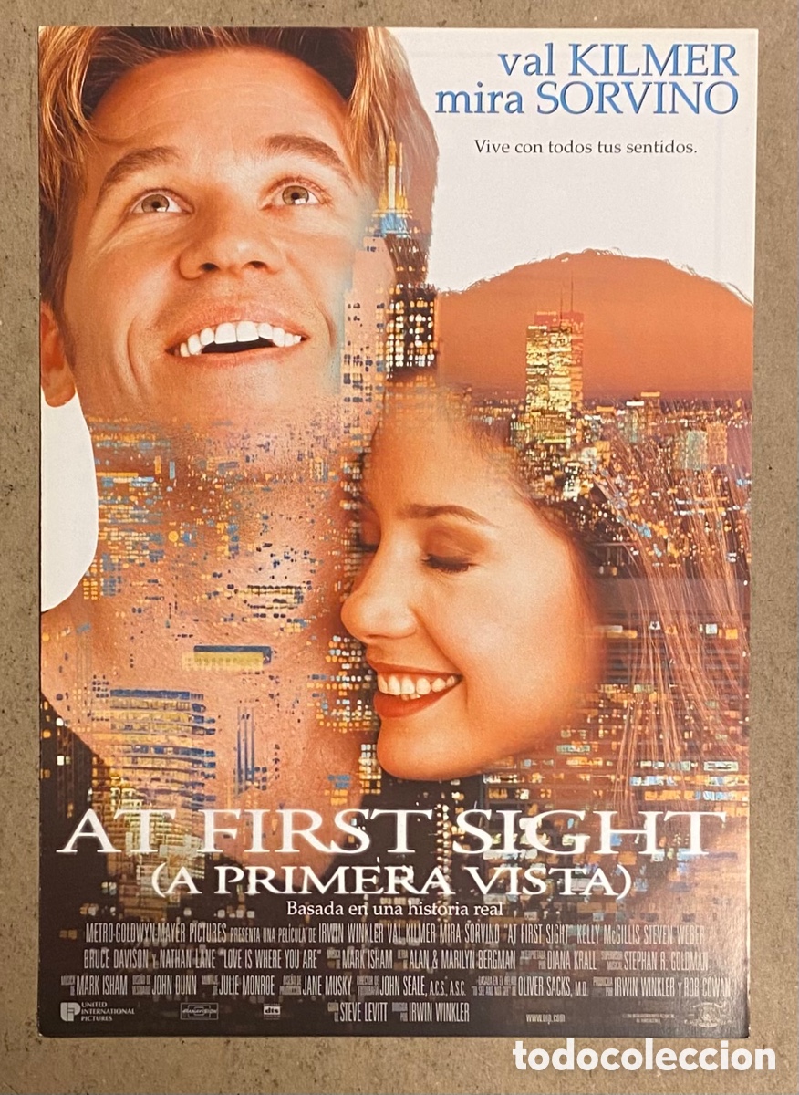 Cinema: AT FIRST SIGHT (A PRIMERA VISTA). GU&Iacute;A PROMOCIONAL DE LA PEL&Iacute;CULA. VAL KILMER, MIRA SORVINO,&hellip;