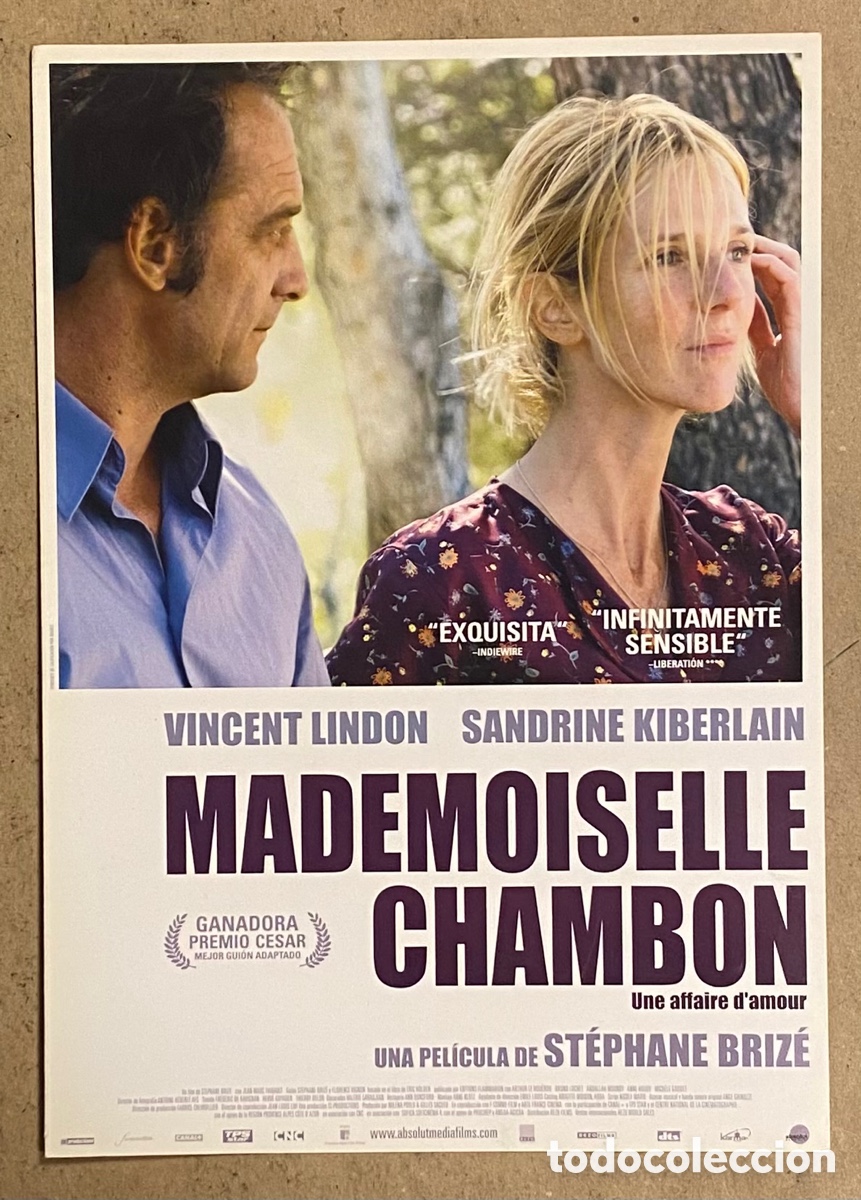 Cinema: MADEMOISELLE CHAMBON. GU&Iacute;A PROMOCIONAL DE LA PEL&Iacute;CULA. STEPHANE BRIZ&Eacute;.