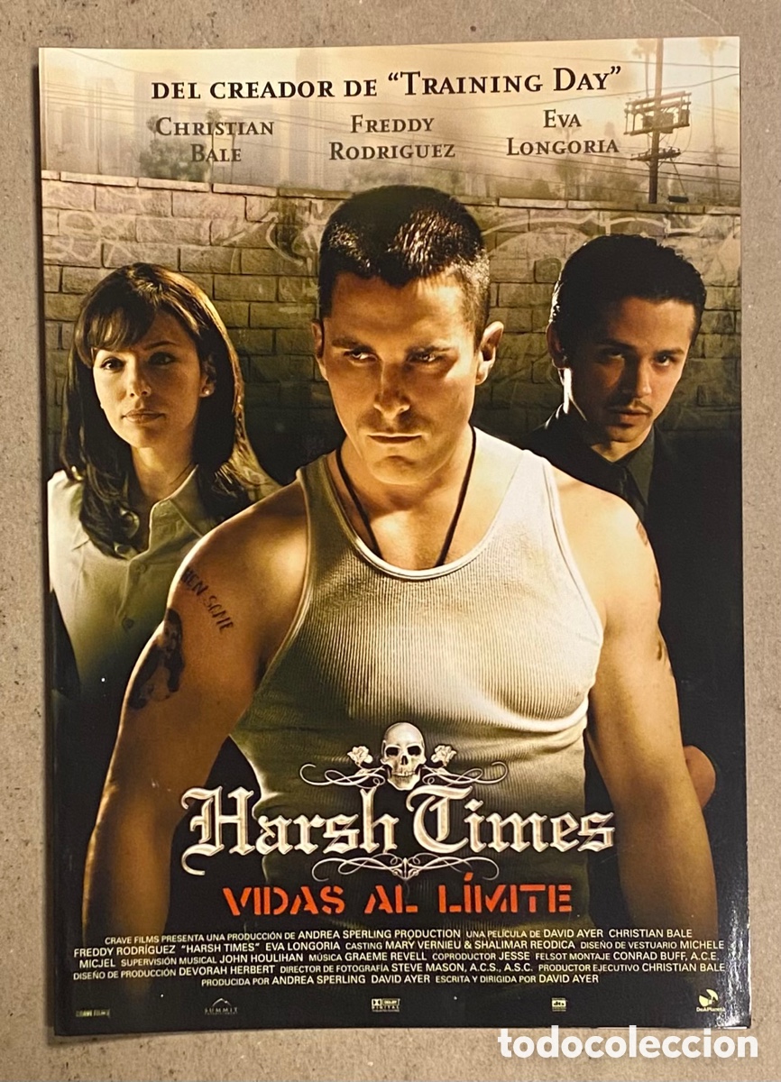 Cine: VIDAS AL L&Iacute;MITE. GU&Iacute;A PROMOCIONAL DE LA PEL&Iacute;CULA. CHRISTIAN BALE, EVA LONGORIA,..