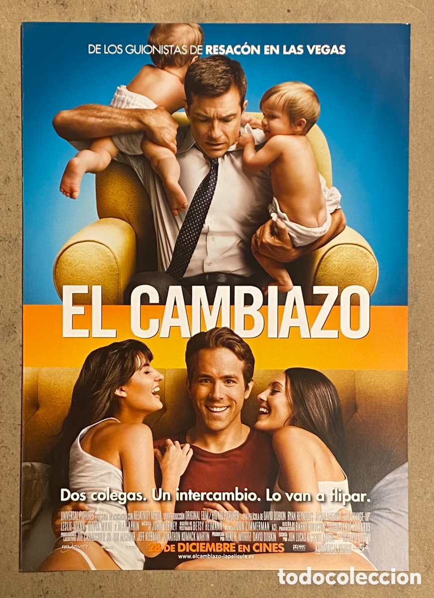 Cinema: EL CAMBIAZO. GU&Iacute;A PROMOCIONAL DE LA PEL&Iacute;CULA. RYAN REYNOLDS