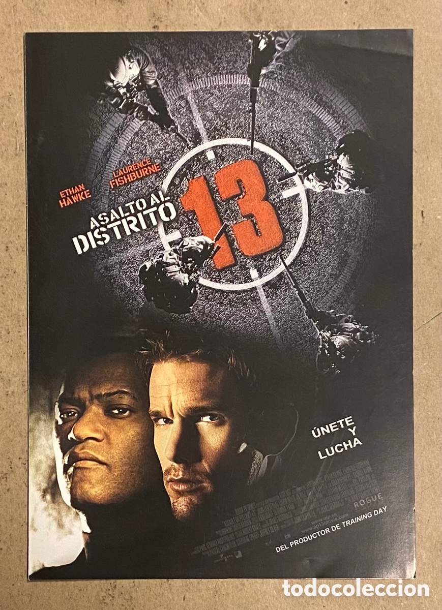 Cin&eacute;ma: ASALTO AL DISTRITO 13. GU&Iacute;A PROMOCIONAL DE LA PEL&Iacute;CULA. ETHAN HAKWE, LAURENCE FISHBURNE,&hellip;