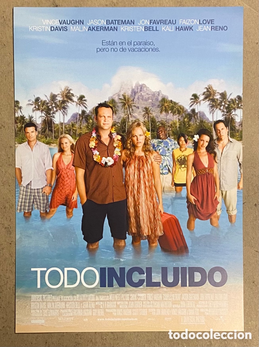 Cinema: TODO INCLUIDO. GU&Iacute;A PROMOCIONAL DE LA PEL&Iacute;CULA. VINCE VAUGHN, JON FAVREAU,&hellip;