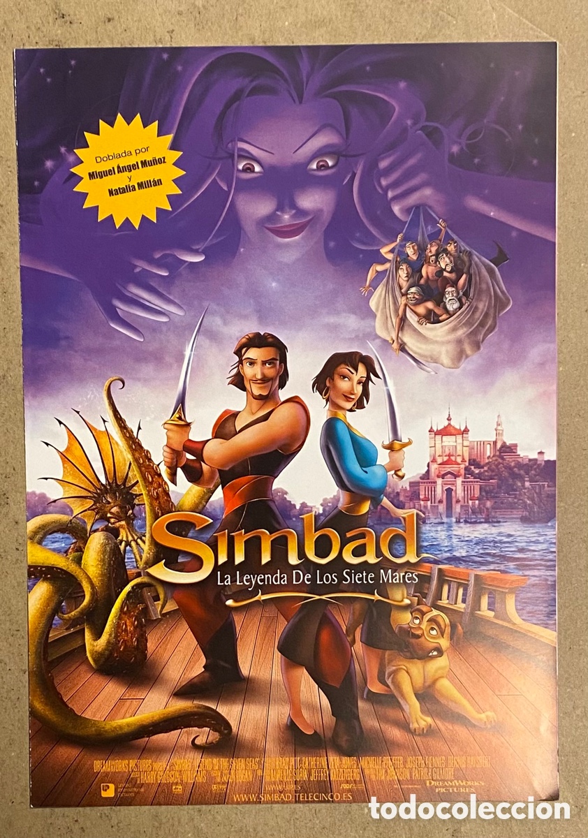 Kino: SIMBAD &ldquo;LA LEYENDA DE LOS SIETE MARES&rdquo;. GU&Iacute;A PROMOCIONAL DE LA PEL&Iacute;CULA.