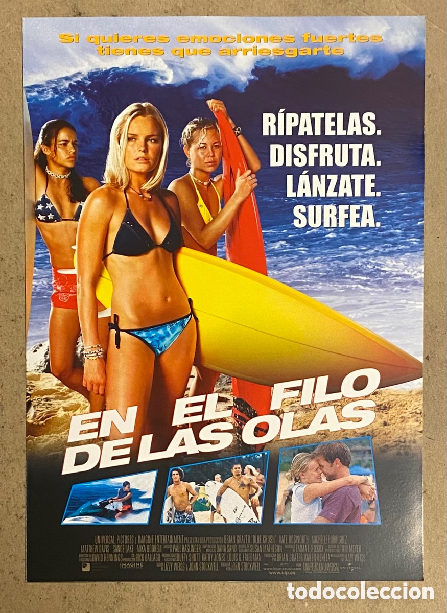 Kino: EN EL FILO DE LAS OLAS. GU&Iacute;A PROMOCIONAL DE LA PEL&Iacute;CULA. MICHELLE RODRIGUEZ,&hellip;