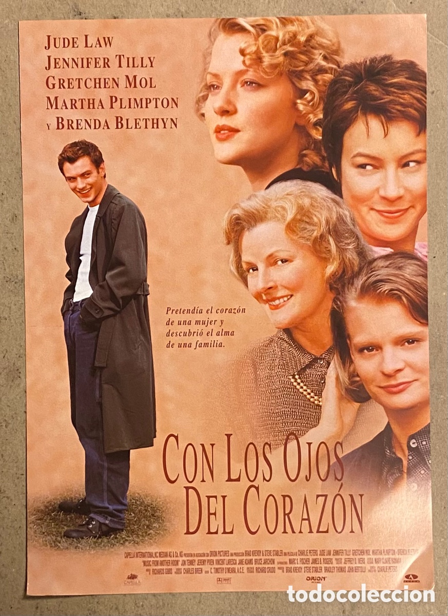 Cinema: CON LOS OJOS DEL CORAZ&Oacute;N. GU&Iacute;A PROMOCIONAL DE LA PEL&Iacute;CULA. JUDE LAW, JENNIFER TILLY,..