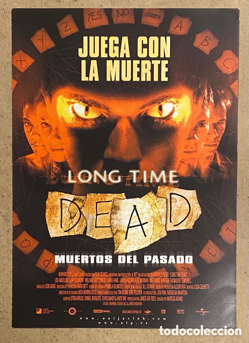 Cinema: LONG TIME DEAD - MUERTOS DEL PASADO. GU&Iacute;A PROMOCIONAL DE LA PEL&Iacute;CULA.