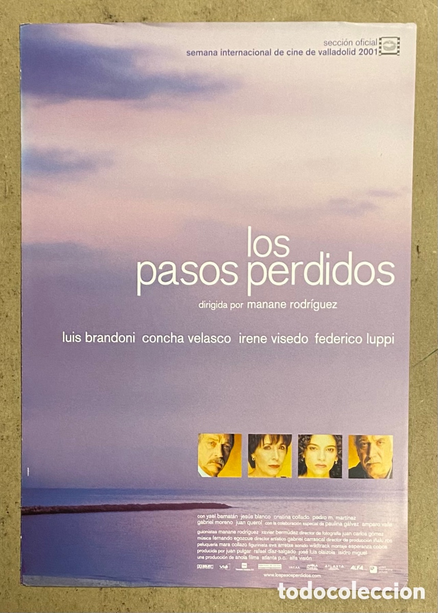 Cine: LOS PASOS PERDIDOS. GU&Iacute;A PROMOCIONAL DE LA PEL&Iacute;CULA. CONCHA VELASCO, FEDERICO LUPPI,&hellip;