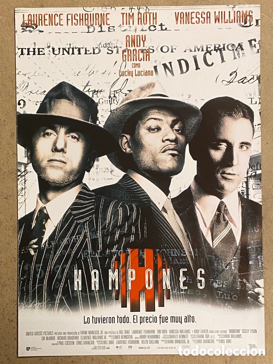 Cinema: HAMPONES. GU&Iacute;A PROMOCIONAL DE LA PEL&Iacute;CULA. LAURENCE FISHBURNE, TIM ROTH,...