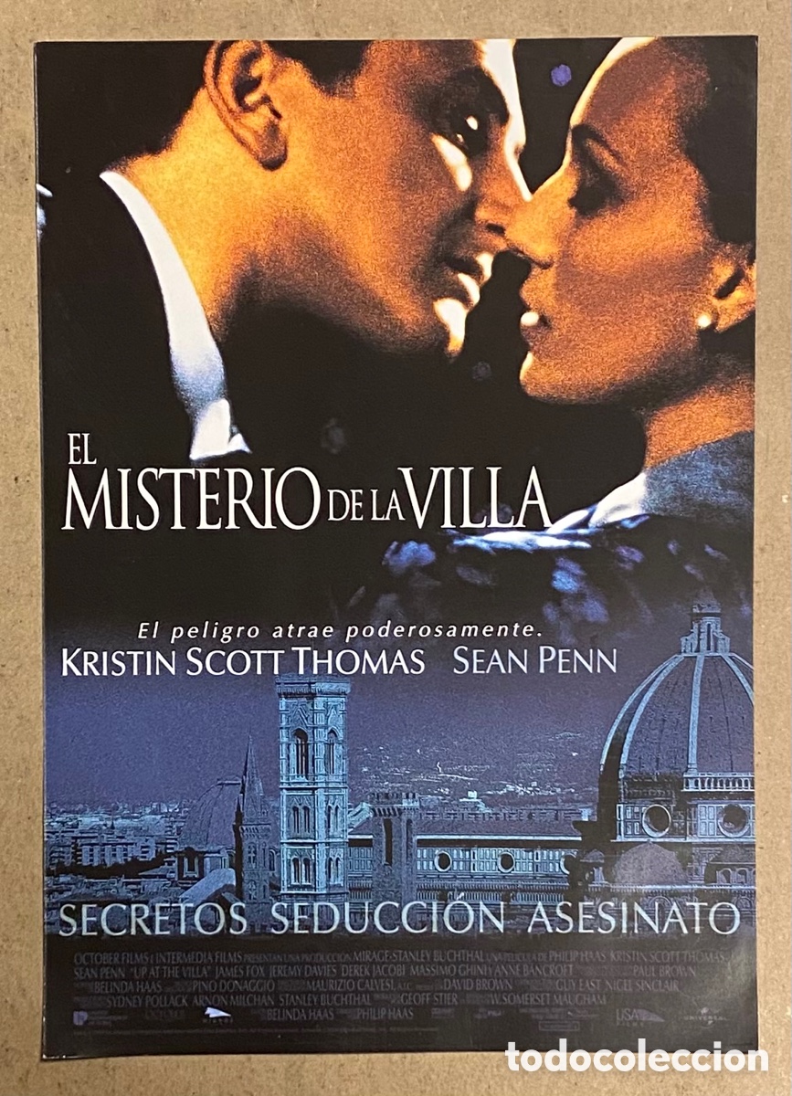 Cine: EL MISTERIO DE LA VILLA. GU&Iacute;A PROMOCIONAL DE LA PEL&Iacute;CULA. SEAN PENN, KRISTIN SCOTT THOMAS