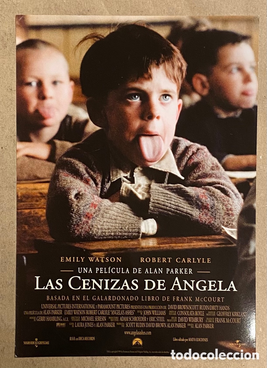 Cinema: LAS CENIZAS DE ANGELA. GU&Iacute;A PROMOCIONAL DE LA PEL&Iacute;CULA. EMILY WATSON, ROBERT CARLYLE