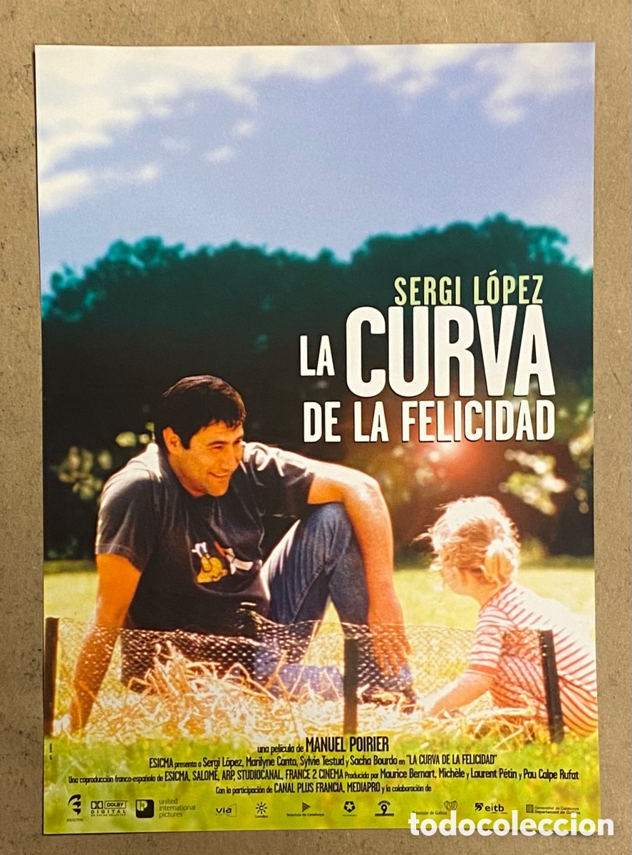 Cinema: LA CURVA DE LA FELICIDAD. GU&Iacute;A PROMOCIONAL DE LA PEL&Iacute;CULA. SERGI L&Oacute;PEZ