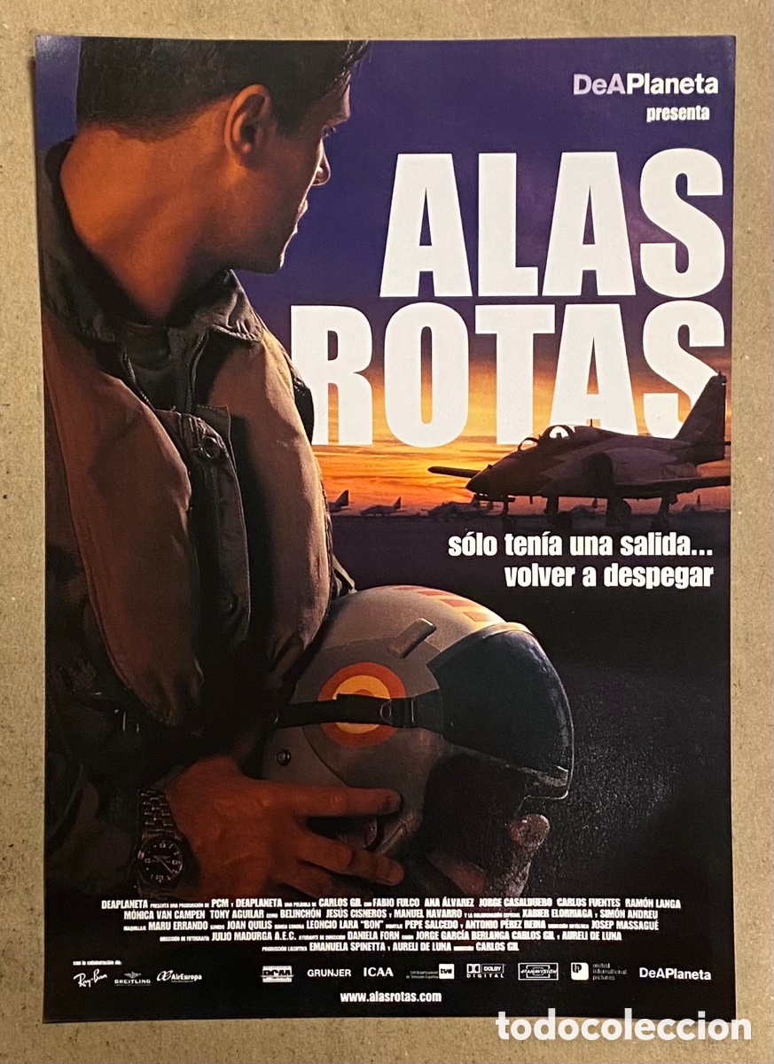 Cine: ALAS ROTAS. GU&Iacute;A PROMOCIONAL DE LA PEL&Iacute;CULA. ANA &Aacute;LVAREZ, CARLOS FUENTES,&hellip;
