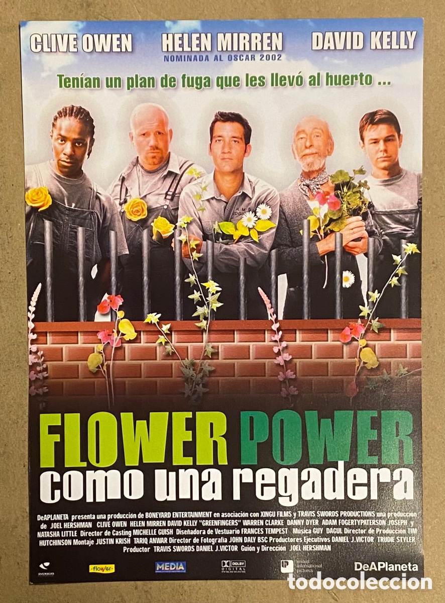 Kino: FLOWER POWER. GU&Iacute;A PROMOCIONAL DE LA PEL&Iacute;CULA. CLIVE OWEN, HELEN MIRREN,&hellip;