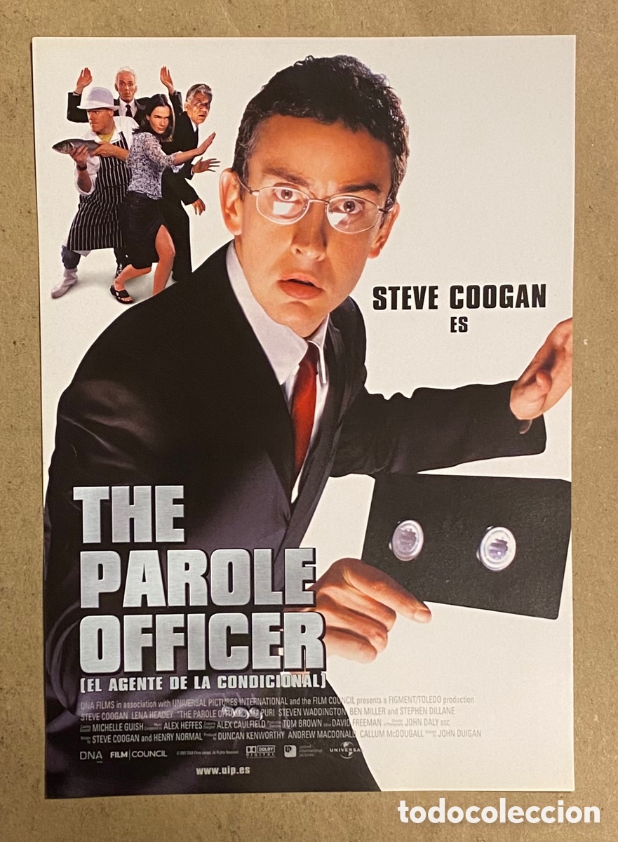 Cine: THE PAROLE OFFICER. GU&Iacute;A PROMOCIONAL DE LA PEL&Iacute;CULA. STEVE CODGAN