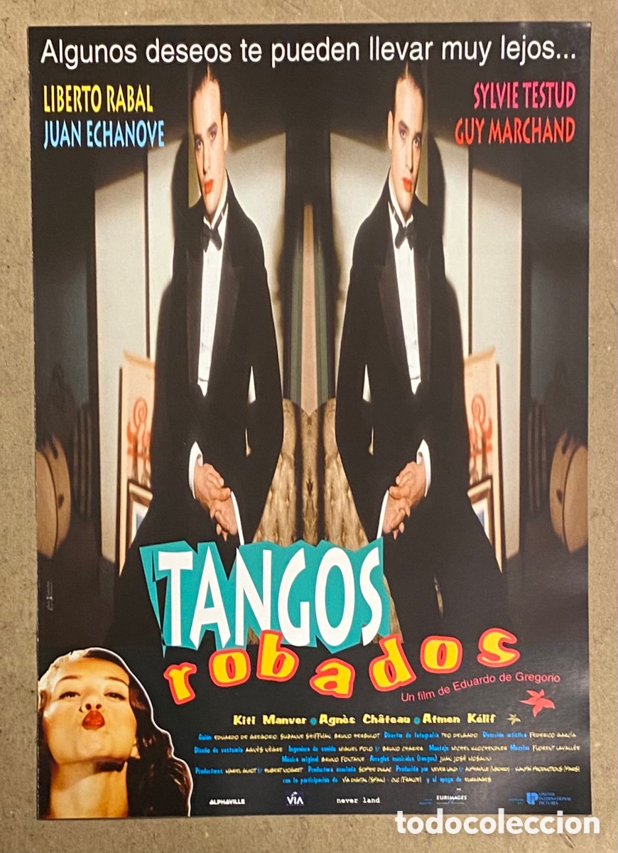 Cinema: TANGOS ROBADOS. GU&Iacute;A PROMOCIONAL DE LA PEL&Iacute;CULA. LIBERTO RABAL, JUAN ECHANOVE,&hellip;