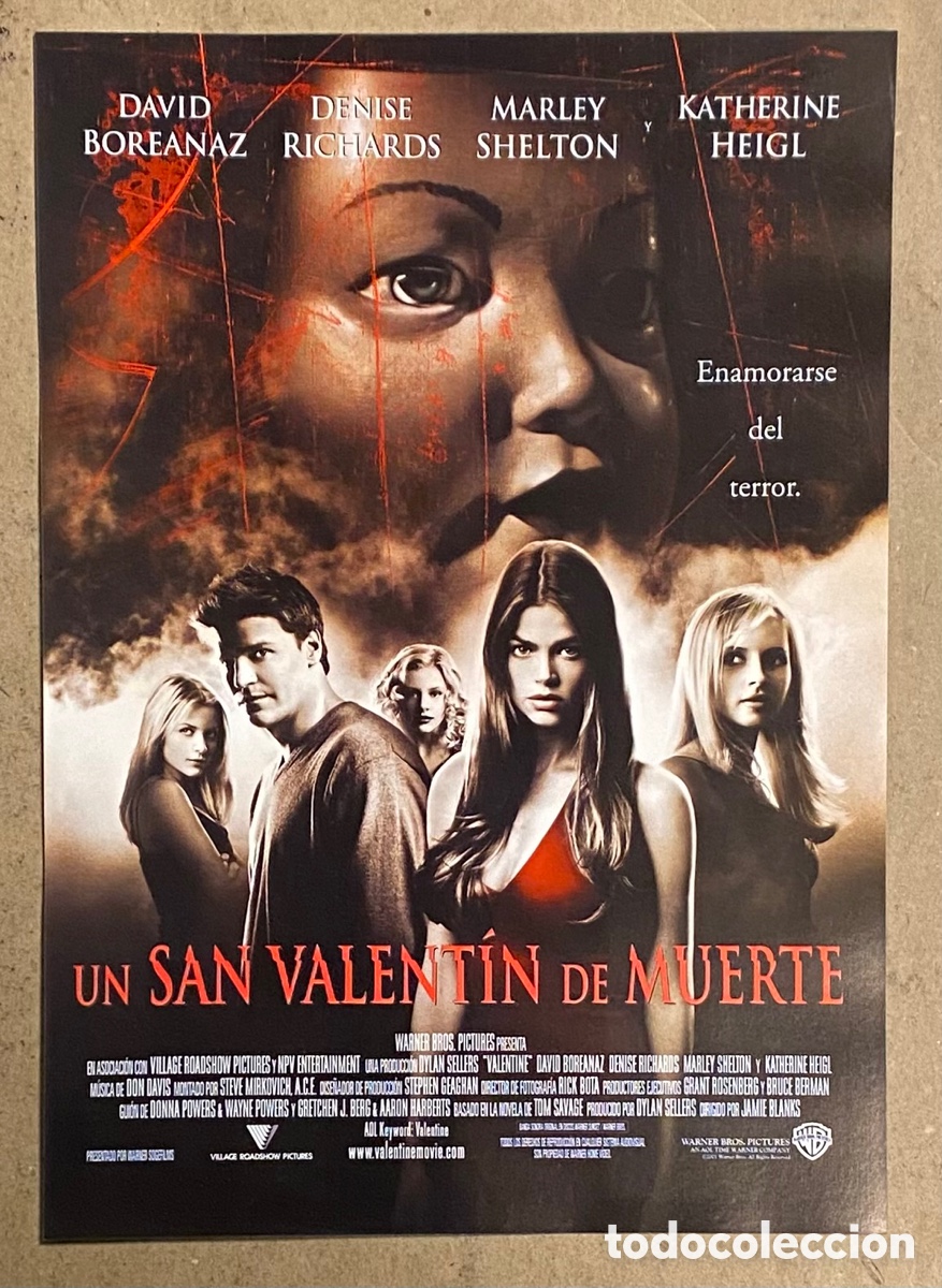 Cine: UN SAN VALENT&Iacute;N DE MUERTE. GU&Iacute;A PROMOCIONAL DE LA PEL&Iacute;CULA. DENISE RICHARDS