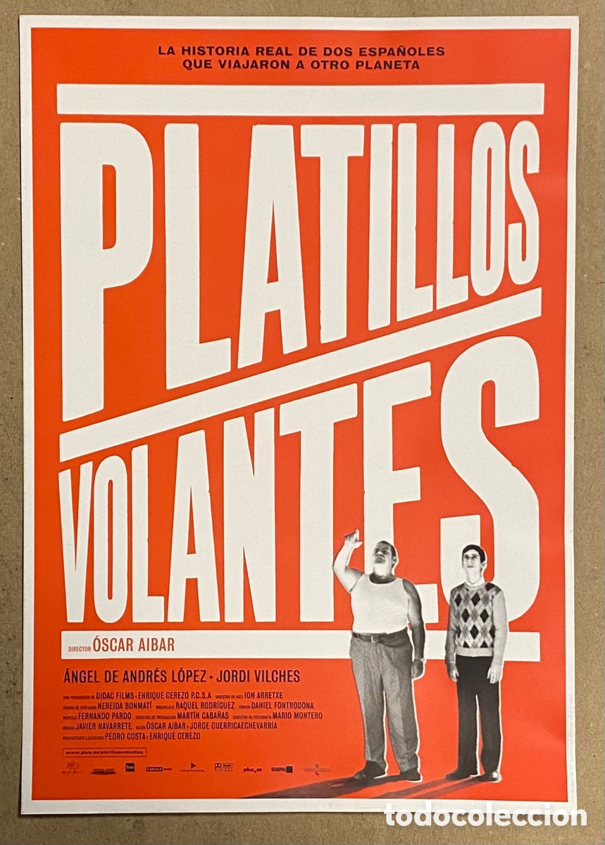 Cine: PLATILLOS VOLANTES. GU&Iacute;A PROMOCIONAL DE LA PEL&Iacute;CULA. OSCAR AIBAR