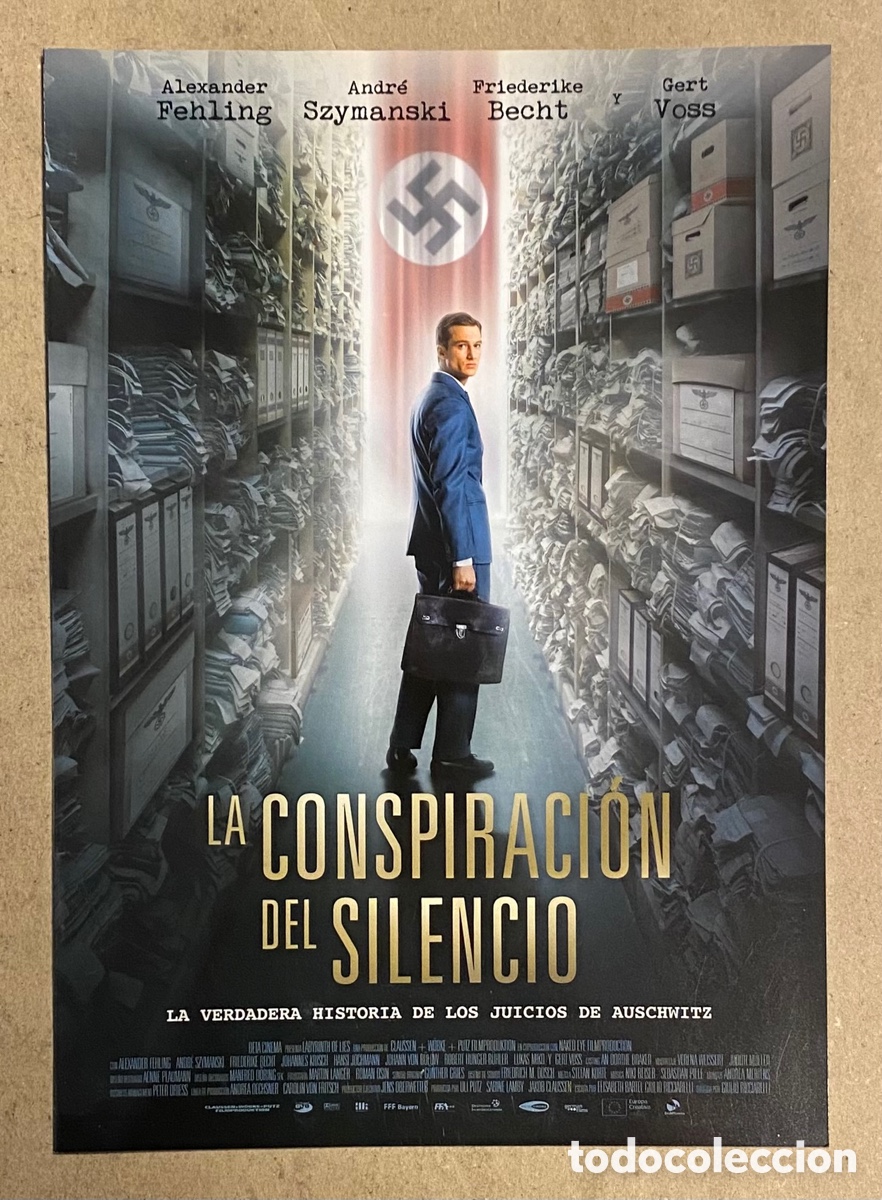 Kino: LA CONSPIRACI&Oacute;N DEL SILENCIO. GU&Iacute;A PROMOCIONAL DE LA PEL&Iacute;CULA. ALEXANDER FEHLING