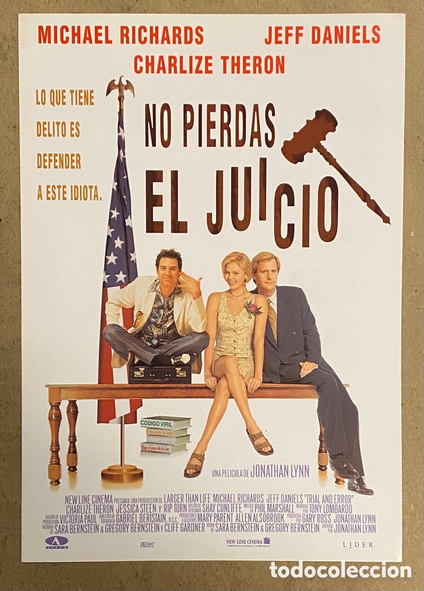 Cin&eacute;ma: NO PIERDAS EL JUICIO. GU&Iacute;A PROMOCIONAL DE LA PEL&Iacute;CULA. CHARLIZE THERON, JEFF DANIELS
