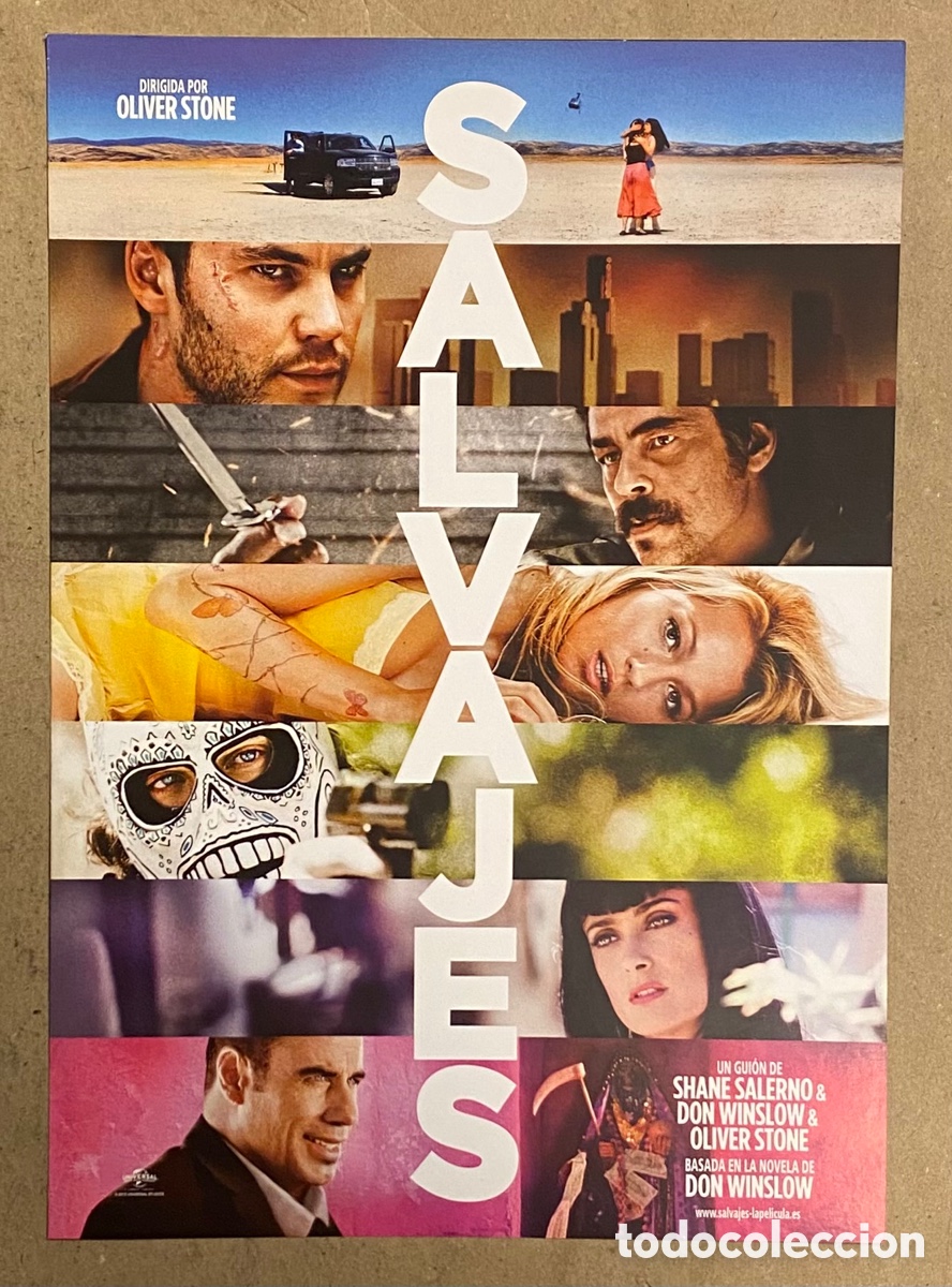 Kino: SALVAJES. GU&Iacute;A PROMOCIONAL DE LA PEL&Iacute;CULA. OLIVER STONE