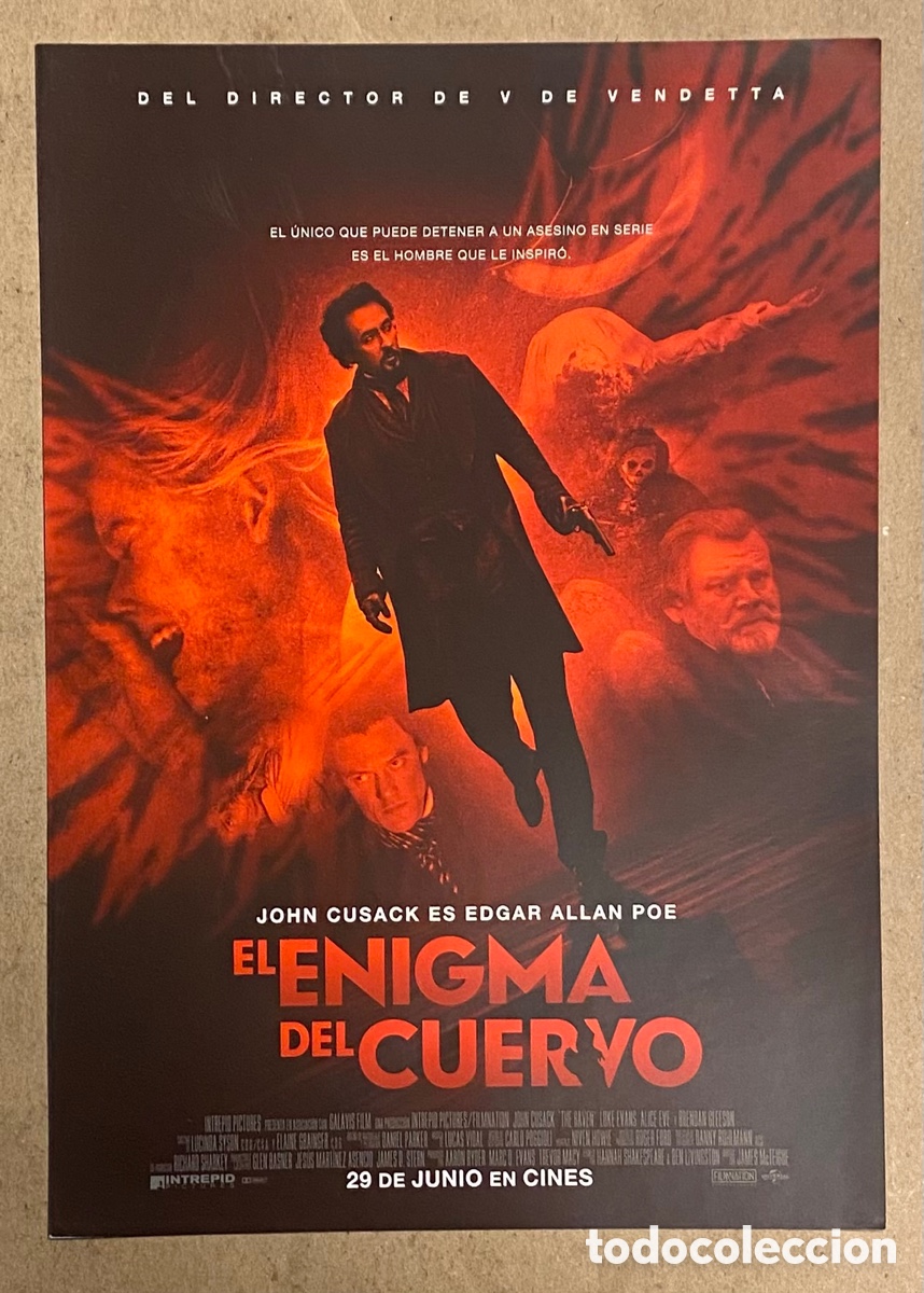 Kino: EL ENIGMA DEL CUERVO. GU&Iacute;A PROMOCIONAL DE LA PEL&Iacute;CULA. JOHN CUSACK,..,