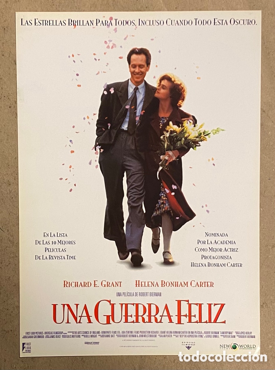 Cine: UNA GUERRA FELIZ. GU&Iacute;A PROMOCIONAL DE LA PEL&Iacute;CULA. HELENA BONHAM CARTER