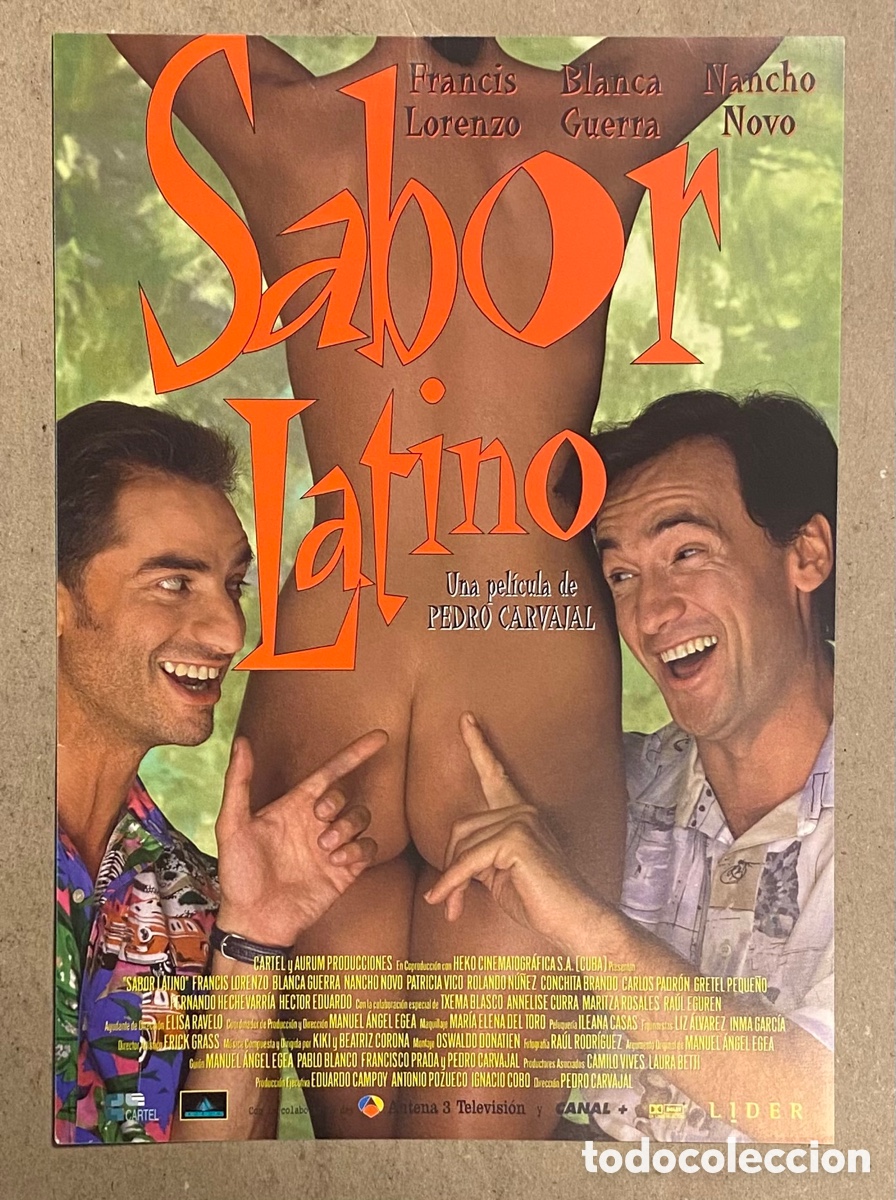 Cine: SABOR LATINO. GU&Iacute;A PROMOCIONAL DE LA PEL&Iacute;CULA. FRANCIS LORENZO, BLANCA GUERRA,&hellip;